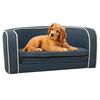 vidaXL foldbar hundesofa 76x71x30 cm vaskbar hynde linned bl&aring;