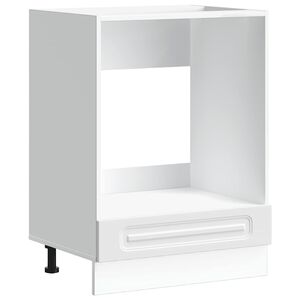 vidaXL ovnskab Kalmar konstrueret træ hvid