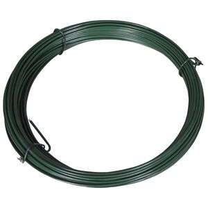 vidaXL hegnstr&aring;d 25 m 1,4/2 mm st&aring;l gr&oslash;n