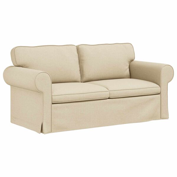 vidaXL Sofa Creme Samlede dimensioner: 175 x 82 x 80 cm (B x D x H)