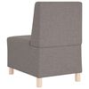 vidaXL modul&aelig;r sofa uden arml&aelig;n taupe 55 cm stof