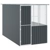 vidaXL Fuglebur Antracit 165 x 318 x 200 cm Galvaniseret st&aring;l