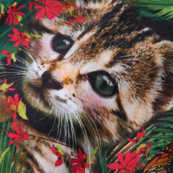 Langærmet kjole til børn str. 116 marineblå