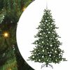 vidaXL Kunstigt Hinged Juletr&aelig; med 300 LED'er Gr&oslash;n 180 cm PVC og St&aring;l