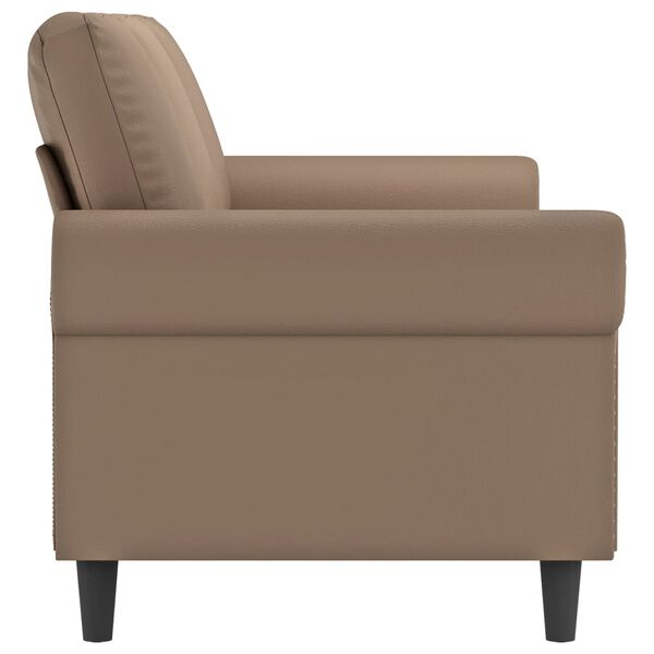 vidaXL 3-personers sofa 180 cm kunstl&aelig;der cappuccino