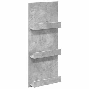 vidaXL Magasin Rack Beton Gr&aring; 51 x 11 x 102 cm Konstrueret tr&aelig;