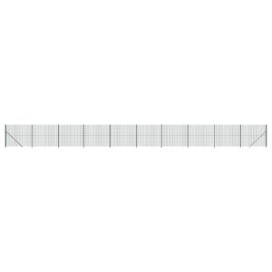 vidaXL tr&aring;dhegn med flange 1,4x25 m gr&oslash;n