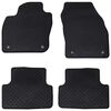 vidaXL Bilm&aring;tte 4 pcs Sort VW T-CROSS TPE