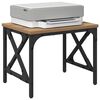 vidaXL Printerstand Artisan Egetr&aelig; 40 x 30 x 31 cm Konstrueret tr&aelig;