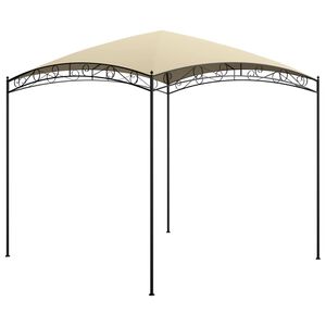 vidaXL pavillon 3x3x2,65 m 180 g/m&sup2; cremefarvet