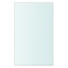 vidaXL hylde glaspanel klar 20x12 cm