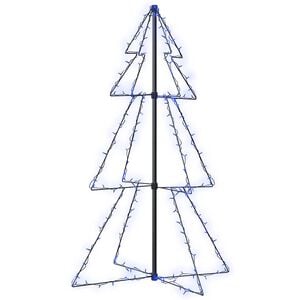 vidaXL lysende juletr&aelig; 78x120 cm 160 LED'er indend&oslash;rs/udend&oslash;rs