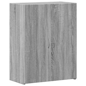 vidaXL arkivskab 60x32x77,5 cm konstrueret tr&aelig; gr&aring; sonoma-eg