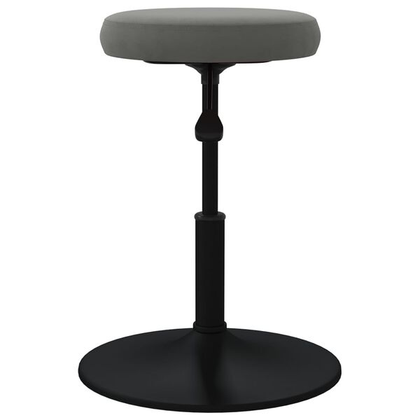 vidaXL spisebordsstol fl&oslash;jl m&oslash;rkegr&aring;