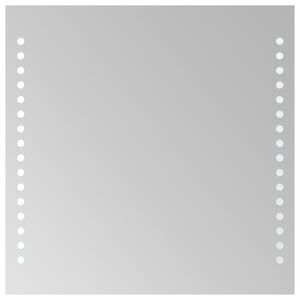 vidaXL badev&aelig;relsesspejl med LED-lys 30x30 cm
