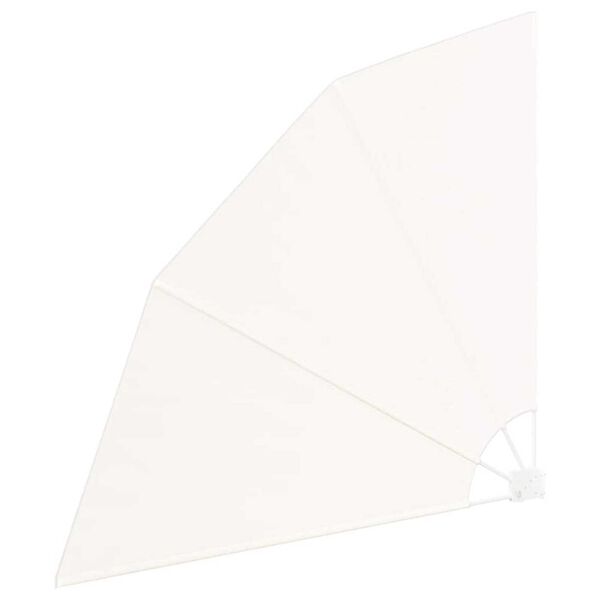 vidaXL Balkon Afskærmning Creme 160 x 160 cm Stof