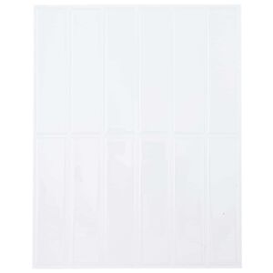 vidaXL Rektangul&aelig;r flise 20 pcs Hvid 29 x 23 x 0,08 cm