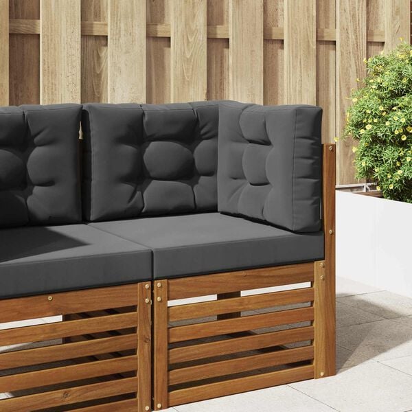 vidaXL Udend&oslash;rs Sofa Pude 3 pcs Antracit Polyester