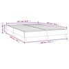 vidaXL Boxspring sengeramme 140x190 cm stof sort