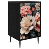 vidaXL Natskab BORNE Sort eg 36 x 33 x 61 cm Konstrueret tr&aelig;