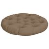 vidaXL H&aelig;ngestolspude VIANEN 100% polyester Gr&aring;brun &Oslash; 80 x 12 cm