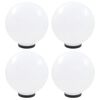 vidaXL LED-kuglelamper 4 stk. kugleformet 30 cm PMMA