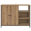 vidaXL Sideboard Artisan Egetr&aelig; 100 x 33 x 75 cm Konstrueret tr&aelig;