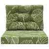 vidaXL Udend&oslash;rs Sofa Pude 2 pcs Bladdesign Polyester