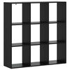 vidaXL Bogskab 102 x 29 x 103,5 cm Konstrueret tr&aelig; Sort eg