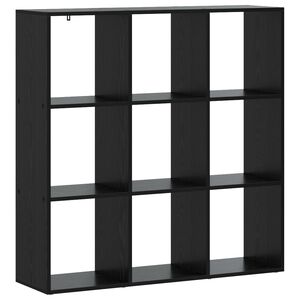 vidaXL Bogskab 102 x 29 x 103,5 cm Konstrueret tr&aelig; Sort eg