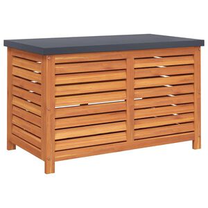 vidaXL opbevaringsboks til haven 60x50x55 cm massivt eukalyptustr&aelig;