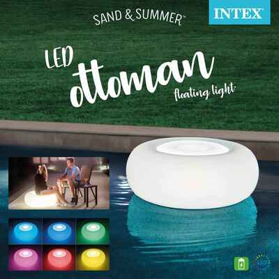 Intex LED-puf 86x33 cm