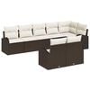 vidaXL Havesofa S&aelig;t 8 pcs polyrattan