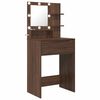 vidaXL Sovev&aelig;relsessminkeborde Brun eg 80 x 39,6 x 135 cm