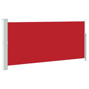vidaXL sammenrullelig sidemarkise 140x300 cm r&oslash;d