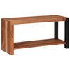 vidaXL Bogreol Brun 80 x 30 x 40 cm Massivt Akacietr&aelig;