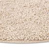 vidaXL Anti-slip Shaggy tæppe Creme 120 x 120 cm PP