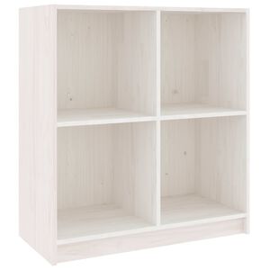 vidaXL sk&aelig;nk 70x33x76 cm massivt fyrretr&aelig; hvid