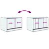 vidaXL Terrarium med opbevaring Transparent 60 x 40 x 40 cm Glas