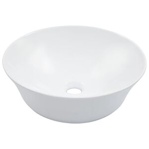vidaXL h&aring;ndvask 41 x 12,5 cm keramik hvid