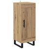 vidaXL Highboard Artisan Egetr&aelig; 34,5 x 34 x 180 cm Konstrueret tr&aelig;