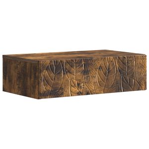 vidaXL V&aelig;gh&aelig;ngt Sideskab R&oslash;get eg 59 x 34,5 x 17 cm Konstrueret tr&aelig;