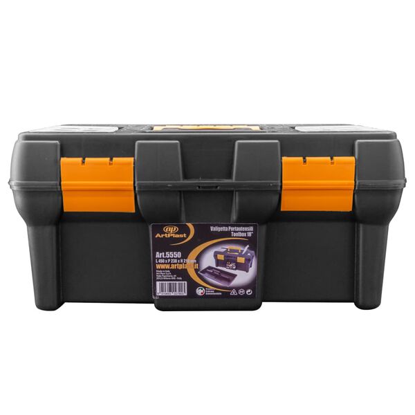 vidaXL v&aelig;rkt&oslash;jskasse 450x240x210 mm PP