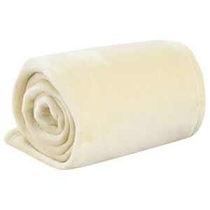 vidaXL t&aelig;ppe 130x170 cm polyester cremefarvet