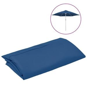 vidaXL udskiftningsdug til parasol 300 cm azurbl&aring;