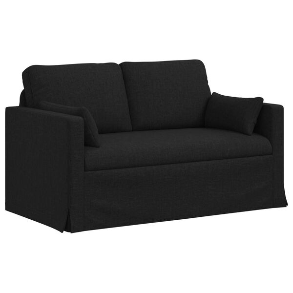 vidaXL Sofa 120cm Sort Metal