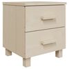 vidaXL sengeskab HAMAR 40x35x44,5 cm massivt fyrretr&aelig; honningfarvet
