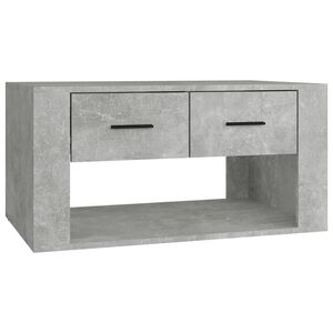 vidaXL sofabord 80x50x40 cm konstrueret tr&aelig; betongr&aring;