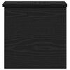 vidaXL Opbevaringskasse Sort eg 30 x 35 x 35 cm Konstrueret træ