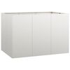 vidaXL plantekasse 120x80x80 cm rustfrit st&aring;l